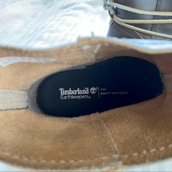 Timberland Earthkeepers Savill Hill Leather Lace Up Moto Ankle Boots Size 6 - Picture 12 of 14